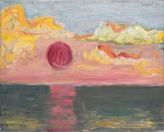 Georg Eisler, Meer am Abend, 1966, Öl auf Leinwand, 36,5 × 45 cm, Georg und Alice Eisler – Fond ...
