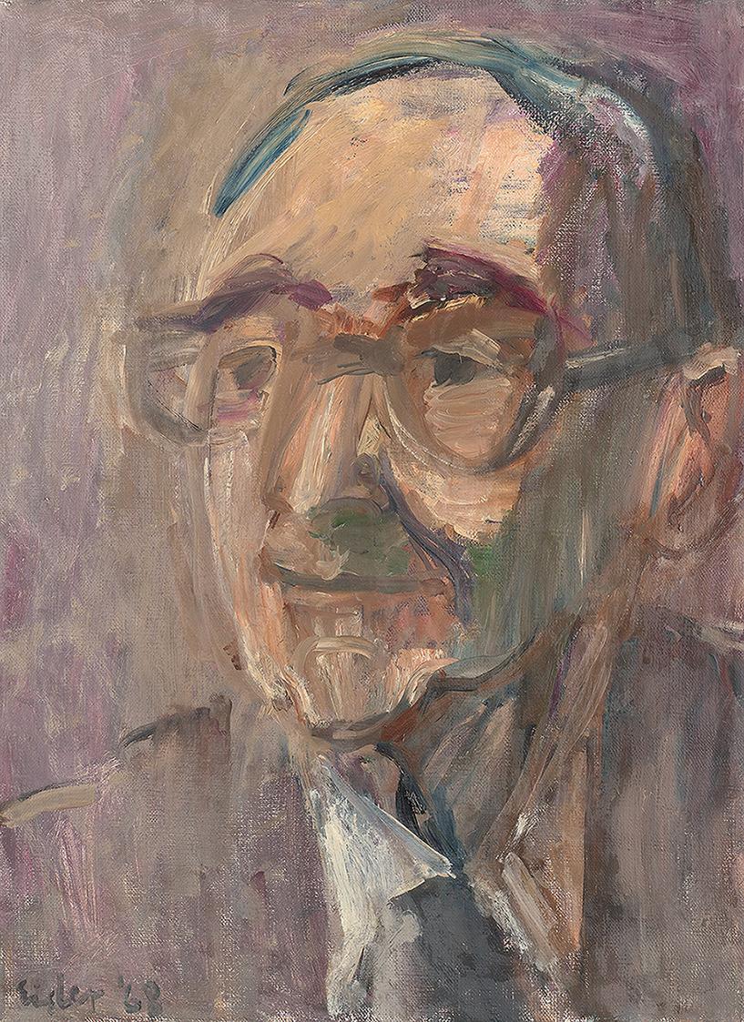 Georg Eisler, Gerhart II, 1968, Öl auf Leinwand, 45,2 × 33 cm, Georg und Alice Eisler – Fonds f ...