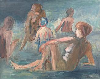 Georg Eisler, Badende II, 1968, Öl auf Leinwand, 80,5 × 100,5 cm, Georg und Alice Eisler – Fond ...