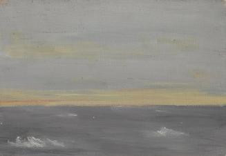 Georg Eisler, Kleines Meerstück, 1971, Öl auf Leinwand, 24 × 35 cm, Georg und Alice Eisler – Fo ...