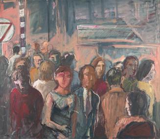 Georg Eisler, Via del Corso, 1973, Öl auf Leinwand, 130 × 150 cm, Georg und Alice Eisler – Fond ...