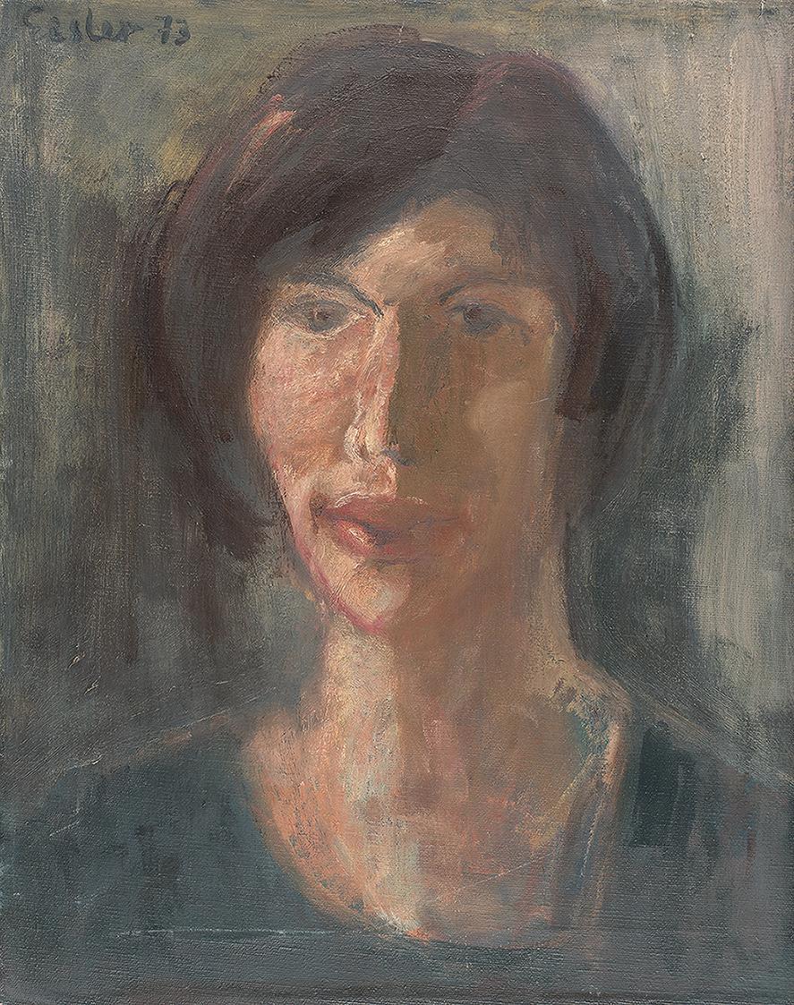 Georg Eisler, Porträt Helen, 1973, Öl auf Leinwand, 50 × 40 cm, Georg und Alice Eisler – Fonds  ...
