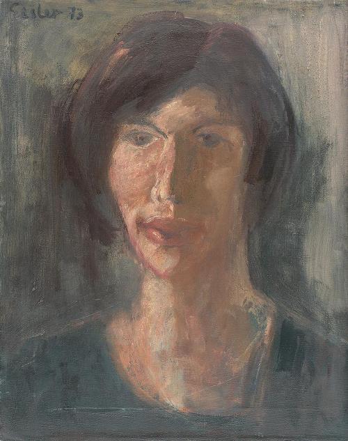 Georg Eisler, Porträt Helen, 1973, Öl auf Leinwand, 50 × 40 cm, Georg und Alice Eisler – Fonds  ...