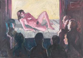Georg Eisler, Sunset-Strip, Dean Str., 1974, Öl auf Leinwand, 116 × 163,7 cm, Georg und Alice E ...