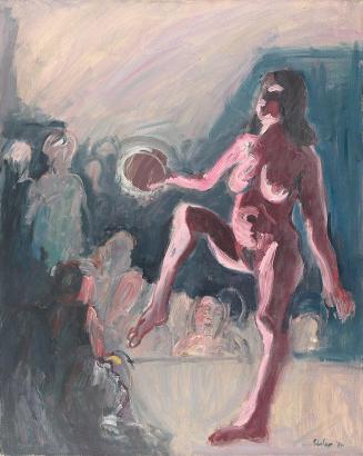 Georg Eisler, Sunset-Strip, London, 1974, Öl auf Leinwand, 100 × 80 cm, Georg und Alice Eisler  ...