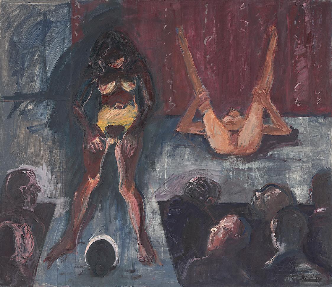 Georg Eisler, Sunset-Strip, 1979, Öl auf Leinwand, 130 × 150 cm, Georg und Alice Eisler – Fonds ...