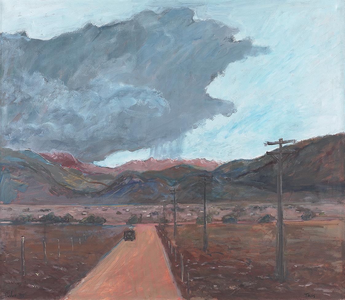 Georg Eisler, Taos, 1985, Öl auf Leinwand, 128 × 148,5 cm, Georg und Alice Eisler – Fonds für b ...