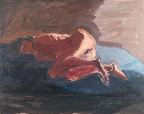 Georg Eisler, Liegende, 1985, Öl auf Leinwand, 80 × 100 cm, Georg und Alice Eisler – Fonds für  ...