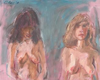 Georg Eisler, Zwei Modelle, 1992, Öl auf Leinwand, 40 × 49,8 cm, Georg und Alice Eisler – Fonds ...