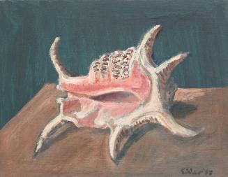 Georg Eisler, Muschel, 1977, Öl auf Leinwand, 35 × 45,6 cm, Georg und Alice Eisler – Fonds für  ...