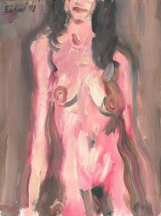 Georg Eisler, Roter Torso, 1991, Öl auf Leinwand, 40 × 30 cm, Georg und Alice Eisler – Fonds fü ...