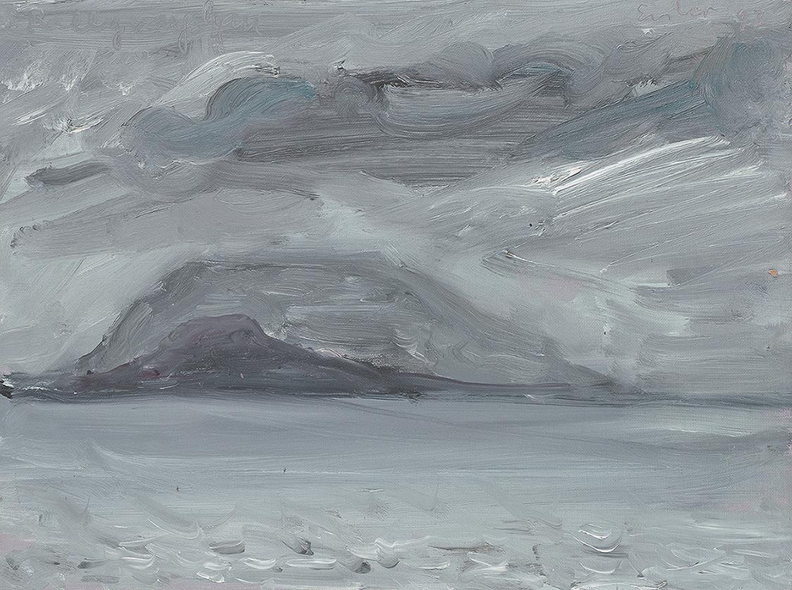 Georg Eisler, Ballyvaughan, 1993, Öl auf Holz, 18 × 24,5 cm, Georg und Alice Eisler – Fonds für ...