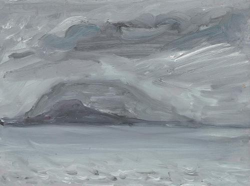 Georg Eisler, Ballyvaughan, 1993, Öl auf Holz, 18 × 24,5 cm, Georg und Alice Eisler – Fonds für ...