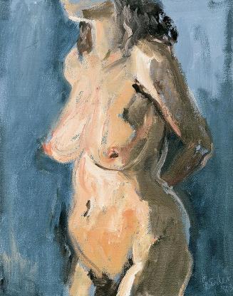 Georg Eisler, Kleiner Torso II, 1983, Öl auf Leinwand, 30 × 24 cm, Verbleib unbekannt