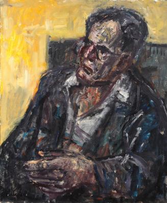 Georg Eisler, Porträt Otto Klemperer I, 1960, Öl auf Leinwand, 70 × 50 cm, Royal Academy of Mus ...