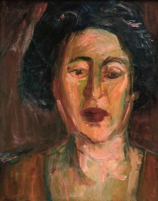 Georg Eisler, Porträt Hilde Spiel, 1967, Öl auf Leinwand, 45,5 × 36,5 cm, Jüdisches Museum Wien ...
