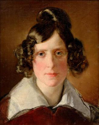 Friedrich von Amerling, Antonie Amerling, die erste Ehefrau des Künstlers, 1832, Öl auf Leinwan ...