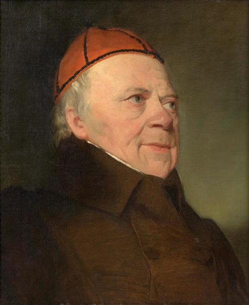 Friedrich von Amerling, Joseph Kaltenthaler, der Schwiegervater des Künstlers, 1833, Öl auf Lei ...