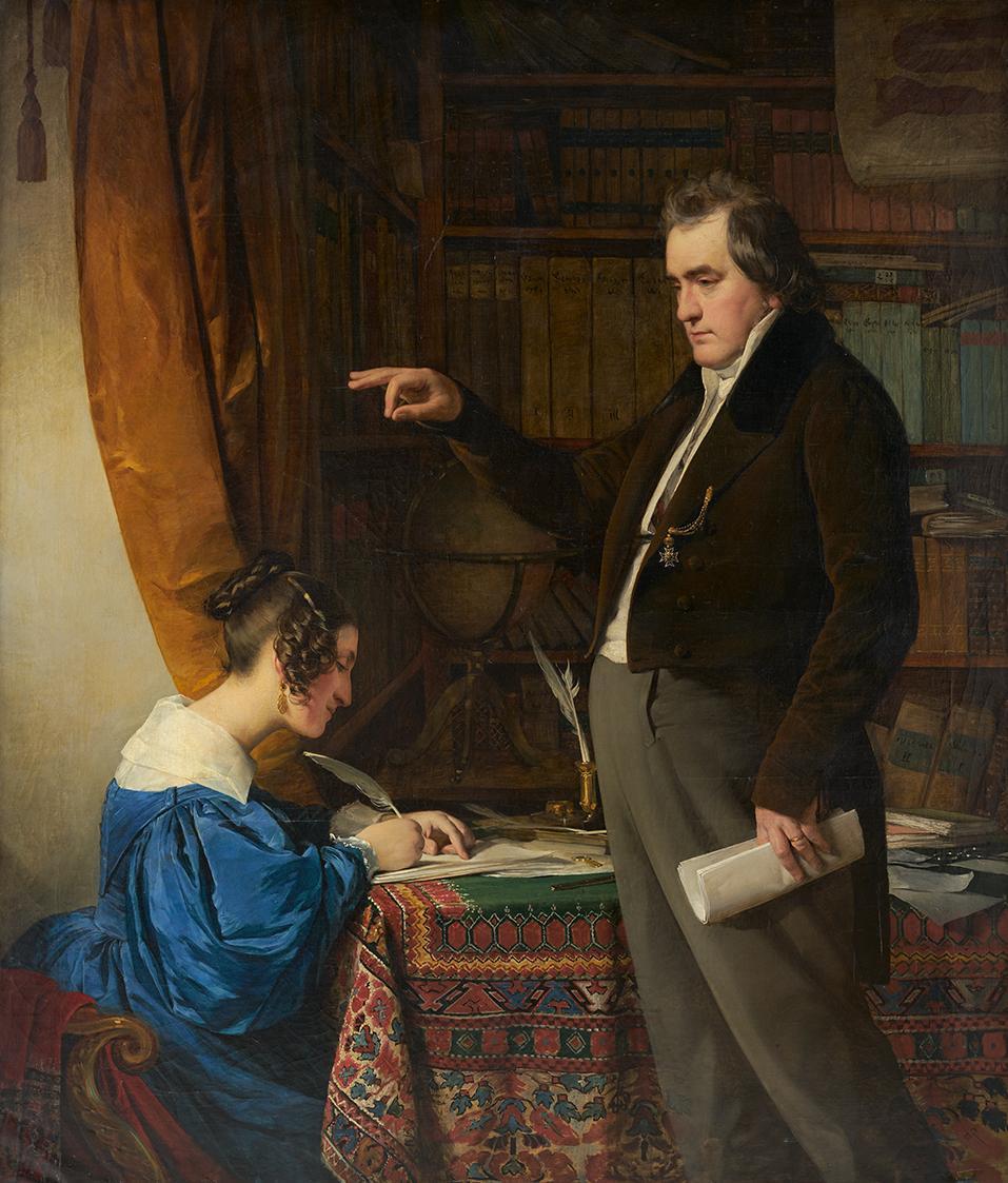 Friedrich von Amerling, Der Arzt Prof. Dr. Ignaz Rudolf Bischoff von Altenstern (1784–1850) dik ...