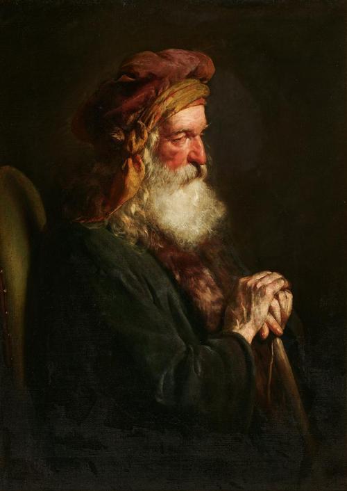 Friedrich von Amerling, Ein Armenier, 1867, Öl auf Leinwand, 100,5 × 73,4 cm, Neue Galerie Graz ...