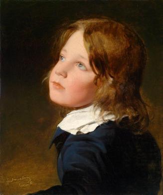 Friedrich von Amerling, Josef Amerling als Knabe, 1830, Öl auf Leinwand, 41,2 × 34,5 cm, Unbeka ...