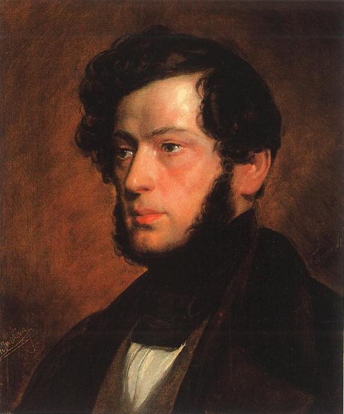 Friedrich von Amerling, Der Arzt und Schriftsteller Dr. Ludwig August Frankl von Hochwart (1810 ...