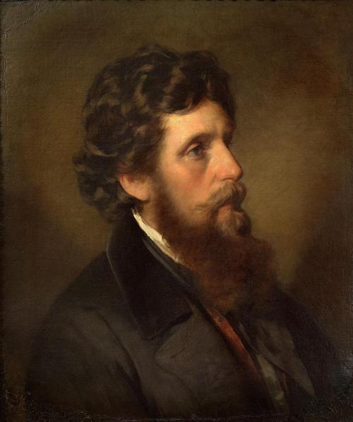 Friedrich von Amerling, Der Hofhafnermeister Franz Bernhard Erndt jun. (1836–1910), 1866, Öl au ...