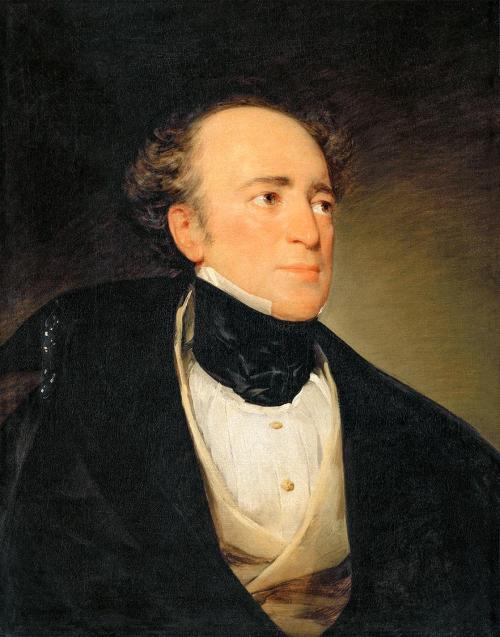 Friedrich von Amerling, Karl Graf Chotek (1783–1868), Oberstburggraf in Böhmen, 1834, Öl auf Le ...