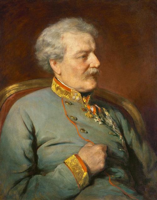 Friedrich von Amerling, Fürst Friedrich von und zu Liechtenstein (1807–1885), 1872, Öl auf Lein ...