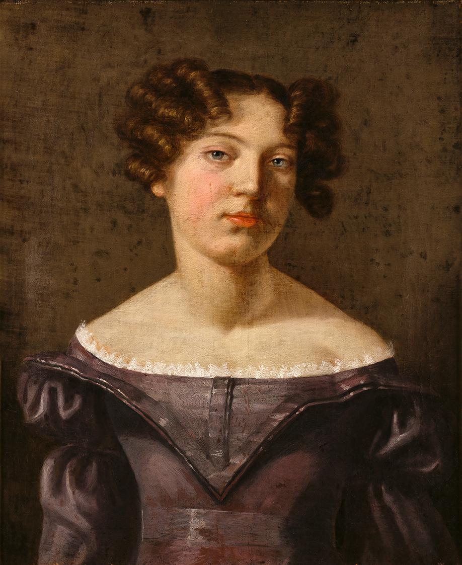 Friedrich von Amerling, Auguste Gräfin von und zu Daun (1804–1837), 1824, Öl auf Leinwand, Burg ...