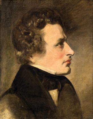 Friedrich von Amerling, Pfarrer Konrad Ludwig Wilhelm von Sattler (1807–1866), 1838, Öl auf Lei ...