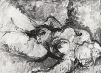 Georg Eisler, Liegender Akt, 1964, Öl auf Leinwand, 30 × 45 cm, Verbleib unbekannt