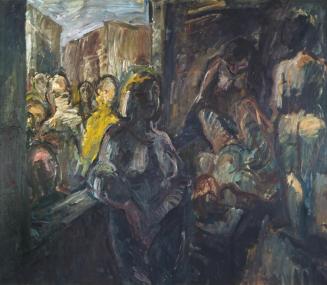 Georg Eisler, Das Fenster II, 1966, Öl auf Leinwand, 130 × 150 cm, Verbleib unbekannt