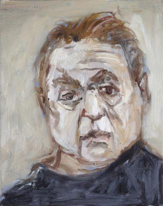 Georg Eisler, Porträt Francis Bacon, 1991, Öl auf Leinwand, 45 × 36 cm, Dublin City Gallery The ...