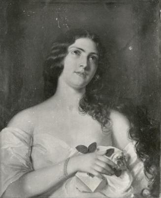 Friedrich von Amerling, Mädchen mit Brief, 1840er, Öl auf Leinwand, 68 × 52 cm, Unbekannter Bes ...