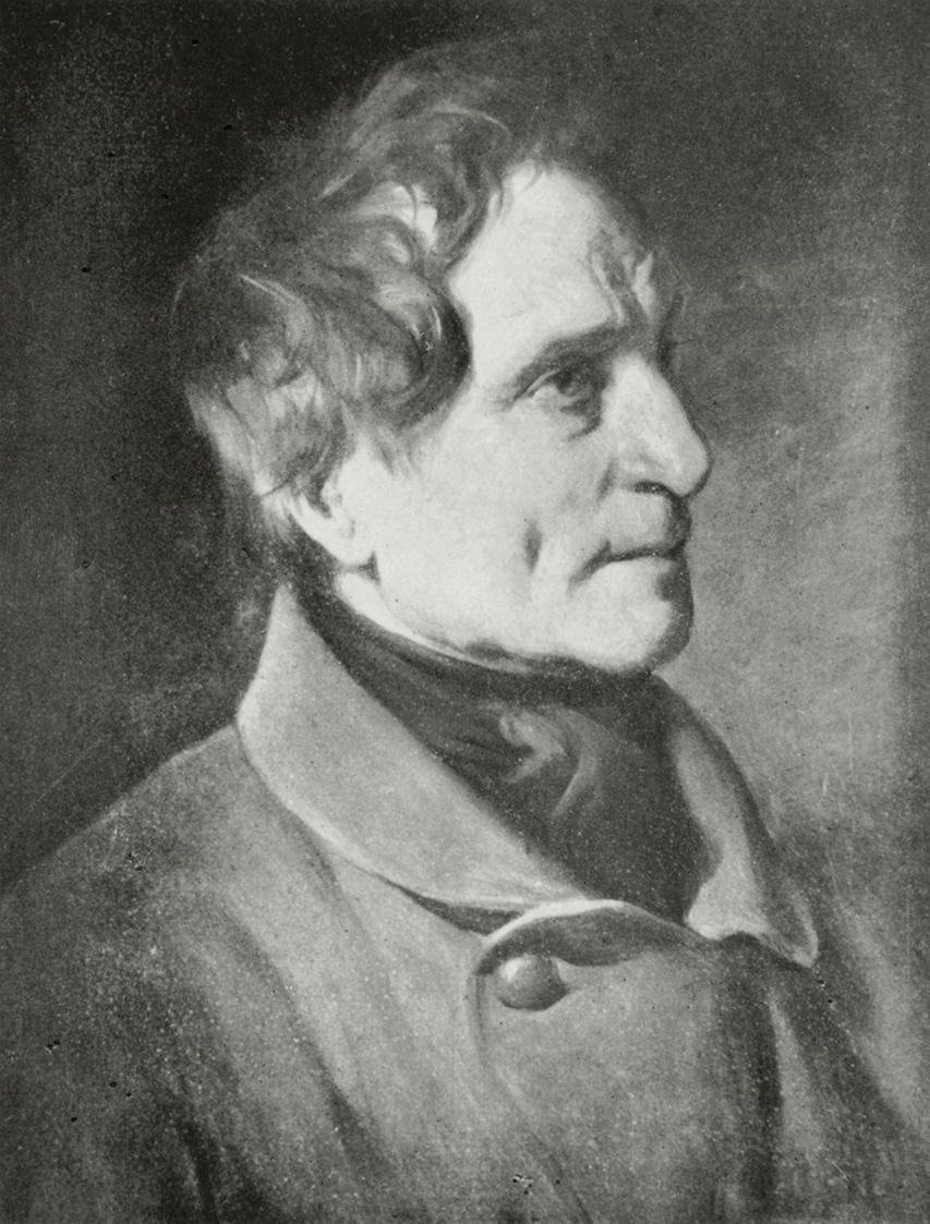 Friedrich von Amerling, Porträt eines älteren Mannes im Profil mit braunem Rock, 1852, Öl auf L ...