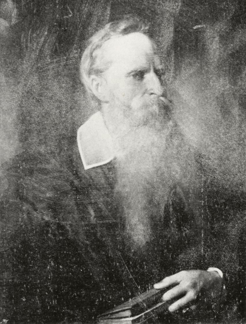 Friedrich von Amerling, Ein alter Gelehrter mit weißem Bart, 1850er, Öl auf Leinwand, 73 × 60 c ...