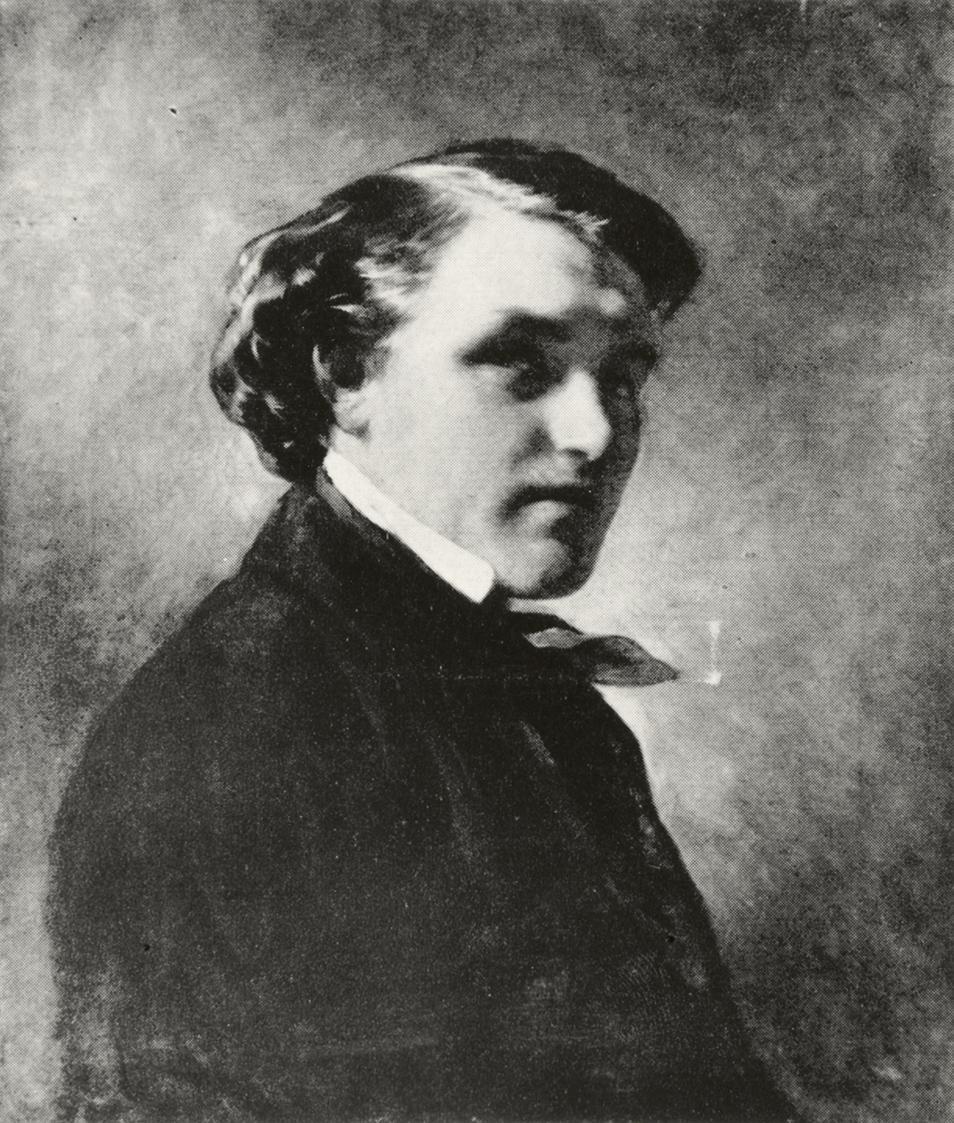Friedrich von Amerling, Junger Mann, Modellkopf, 1865, Öl auf Leinwand, 63 × 52 cm, Unbekannter ...