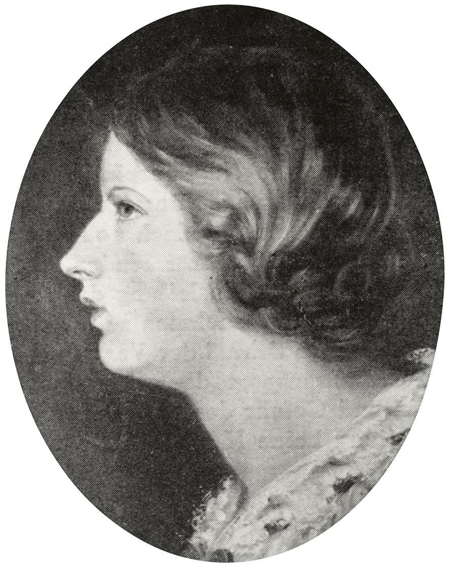 Friedrich von Amerling, Junges Mädchen im Profil, 1860er, Öl auf Leinwand, 39 × 31 cm, Unbekann ...