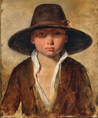 Friedrich von Amerling, Junge mit Hut, 1841, Öl auf Leinwand, 48 × 39 cm, Museum Ortner, Wien