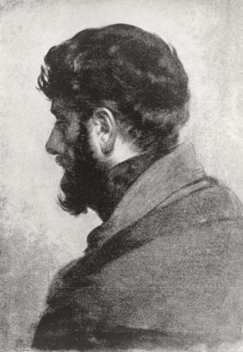 Friedrich von Amerling, Der Maler Franz Brudermann (1803–1858), um 1835, Öl auf Leinwand, 53 ×  ...