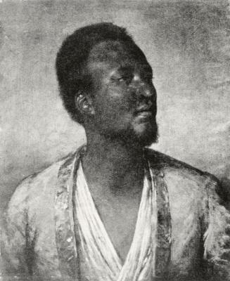 Friedrich von Amerling, Mann in rotem Mantel mit Goldborten, 1841, Öl auf Leinwand, 60 × 48,5 c ...