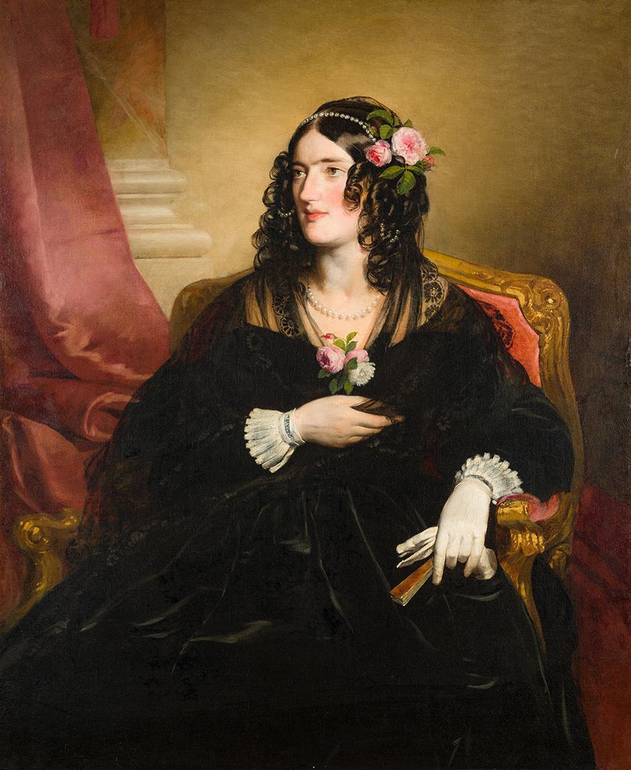Friedrich von Amerling, Fürstin Franziska von Liechtenstein, geb. Gräfin Kinsky von Wchinitz un ...