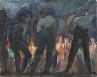 Georg Eisler, Belfast, 1970, Öl auf Leinwand, 80 × 100 cm, Privatbesitz, Wien