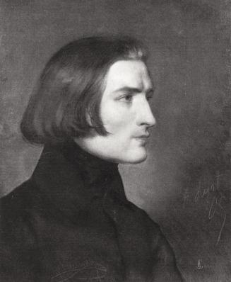 Friedrich von Amerling, Der Klaviervirtuose und Komponist Franz Liszt (1811–1886), 1838, Öl auf ...