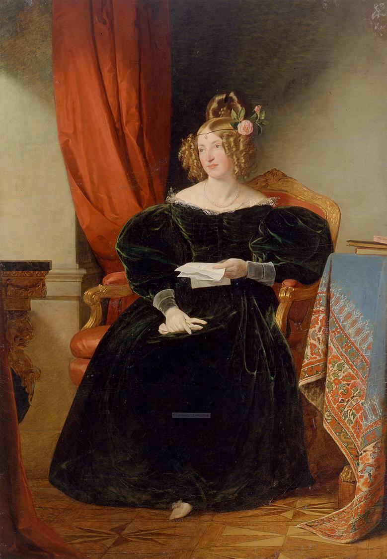 Friedrich von Amerling, Maria von Lobkowicz, geb. von und zu Liechtenstein (1808–1871), 1833, Ö ...