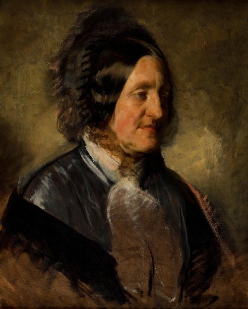 Friedrich von Amerling, Johanna Bischoff von Altenstern, geb. Kuh (1798–1891), 1864, Öl auf Lei…