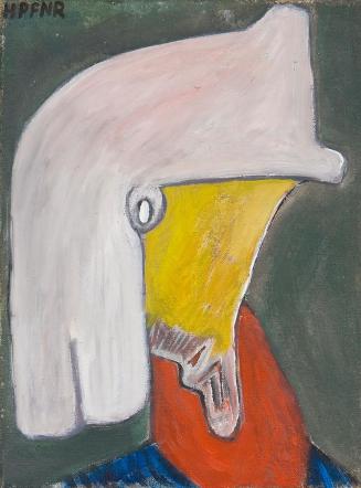 Kurt Hüpfner, Bildnis, 1996, Acryl auf Leinwand, 40 × 30 cm, Privatbesitz, Wien