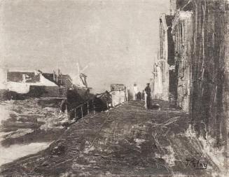Tina Blau, Amsterdam, 1875/1876, Öl auf Holz, 22,7 × 34 cm, unbekannter Verbleib
