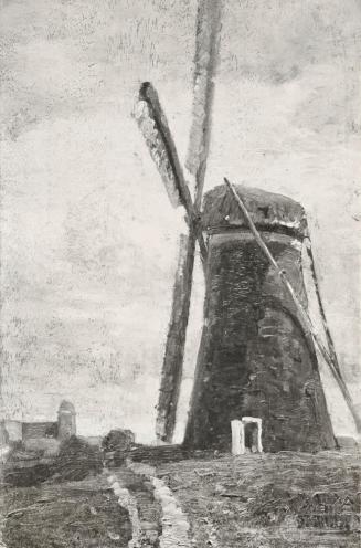 Tina Blau, Veere, 1906, Öl, unbekannter Verbleib